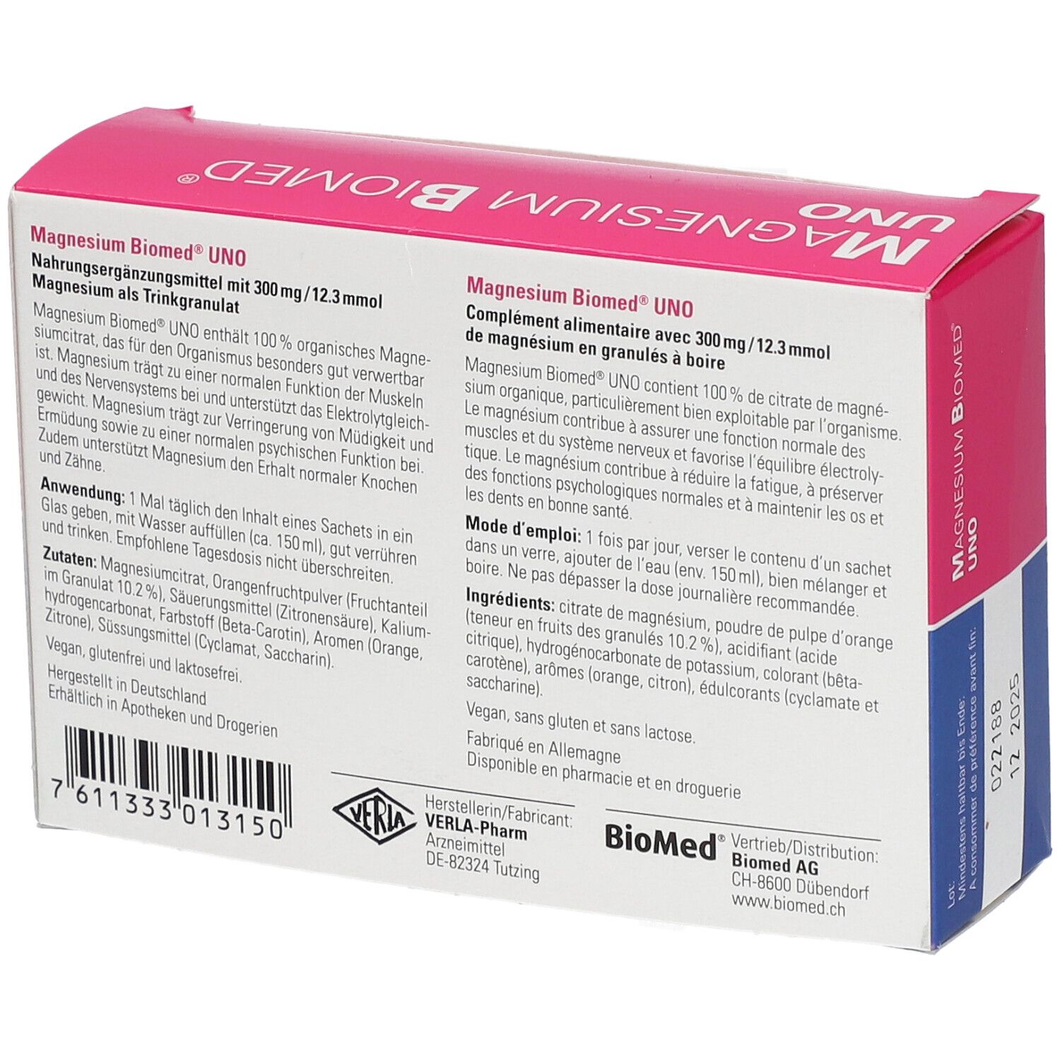 Magnésium Biomed® UNO