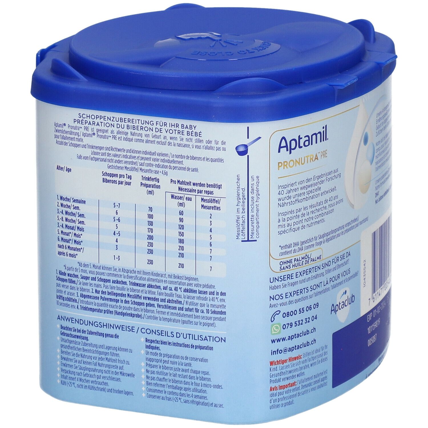 Aptamil® Pronutra™ Pre Lait pour nourrissons