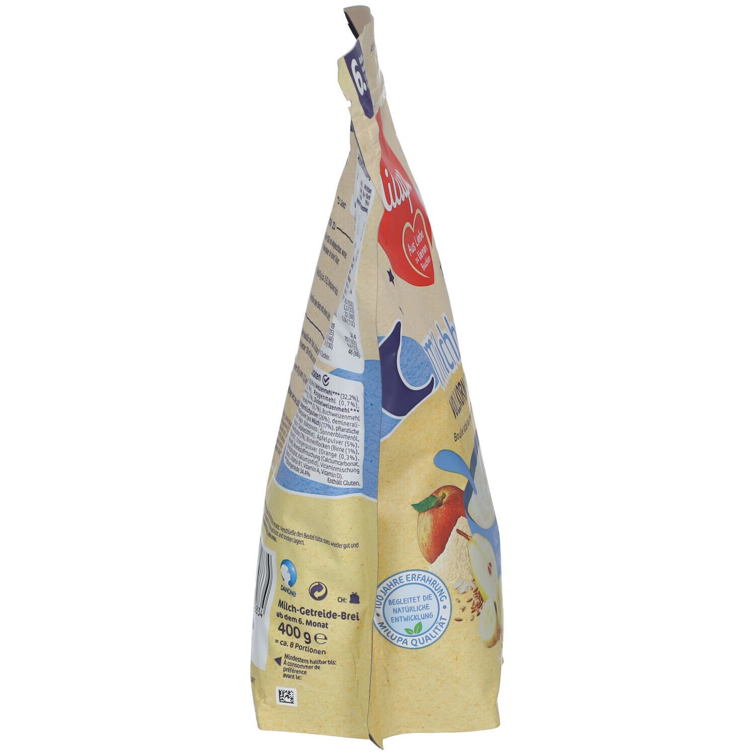 MILUPA Bonne Nuit Bouillie de lait complet aux fruits