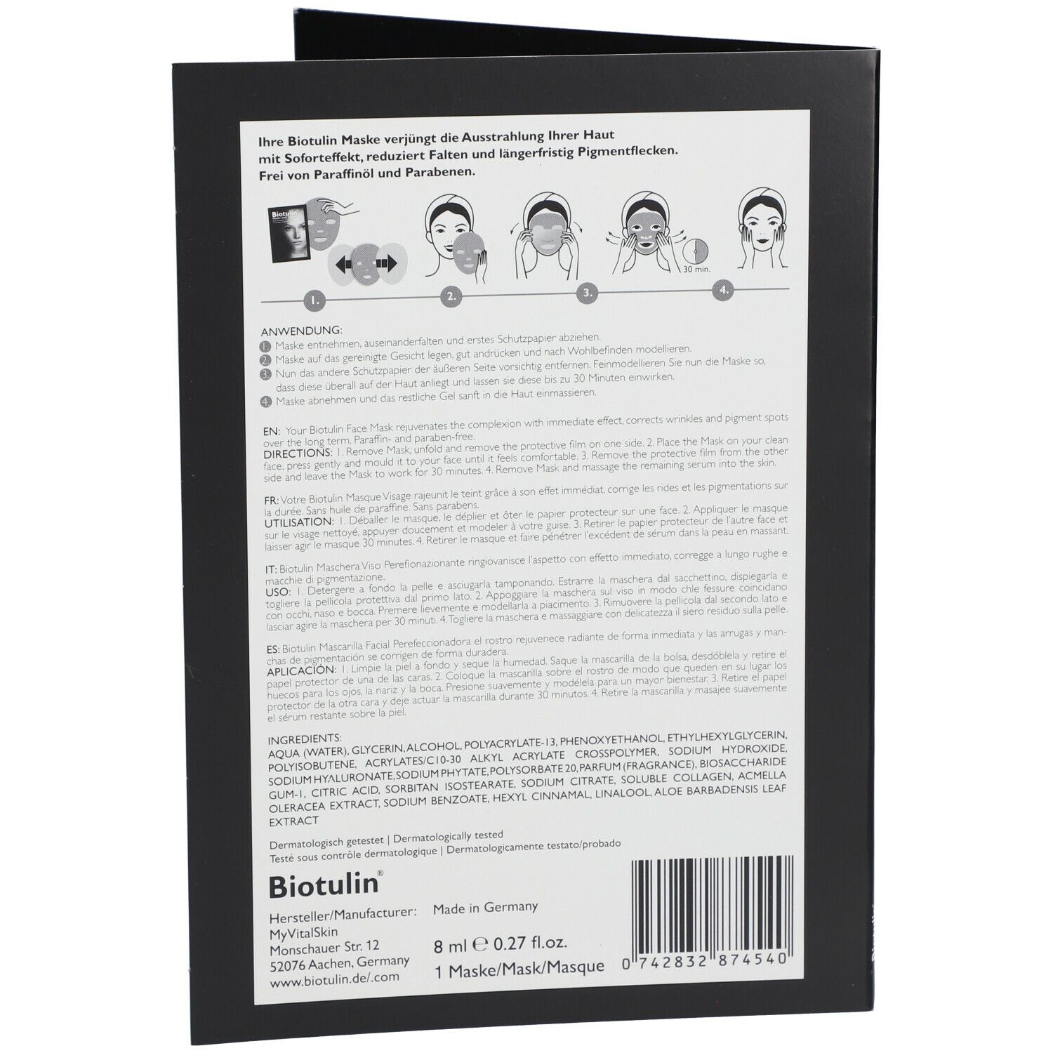 Biotulin® Cellulose Masque