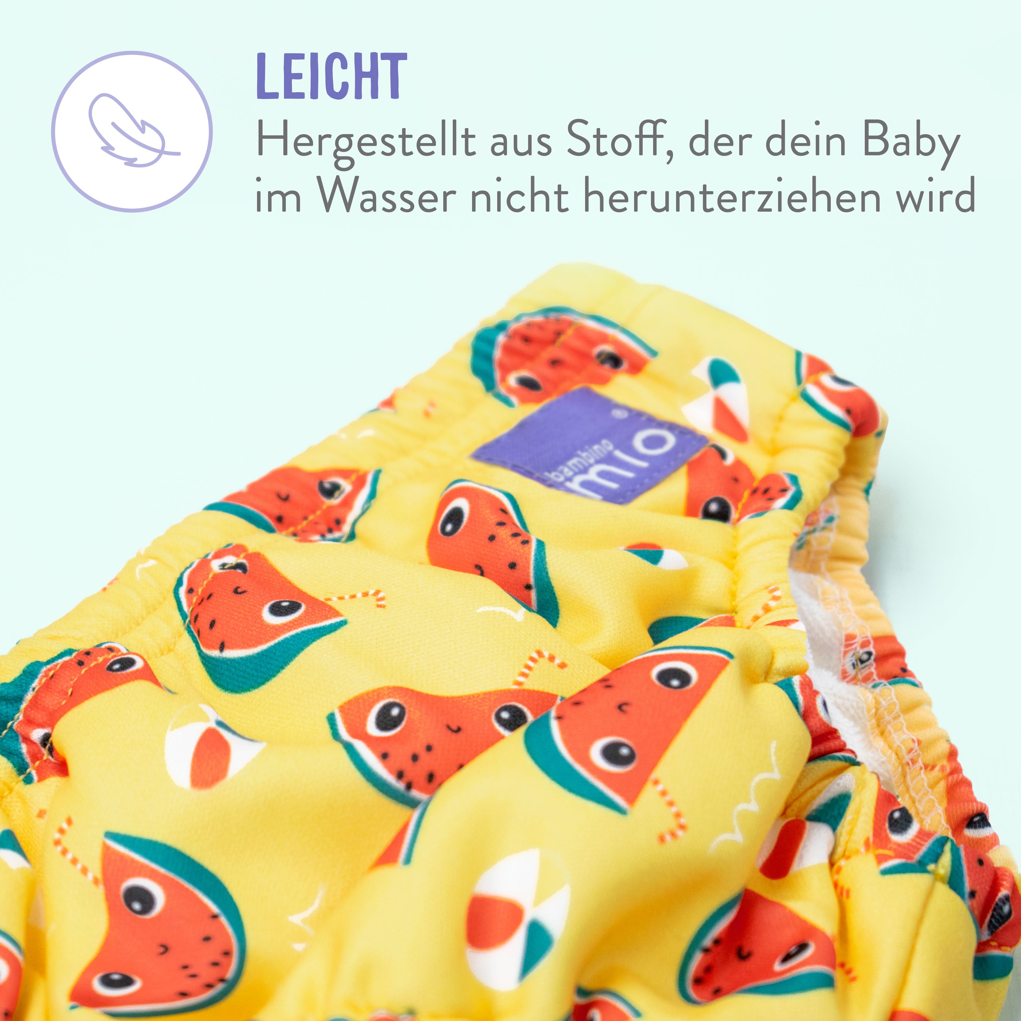 bébé mon Couche flottante Douceur Melon Taille L