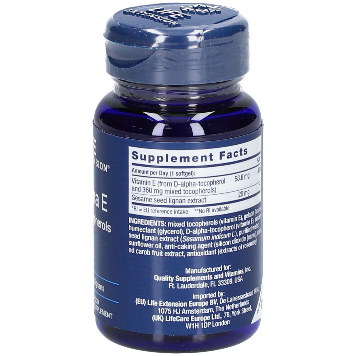 LIFE EXTENSION® Gamma E Mixed Tocopherols