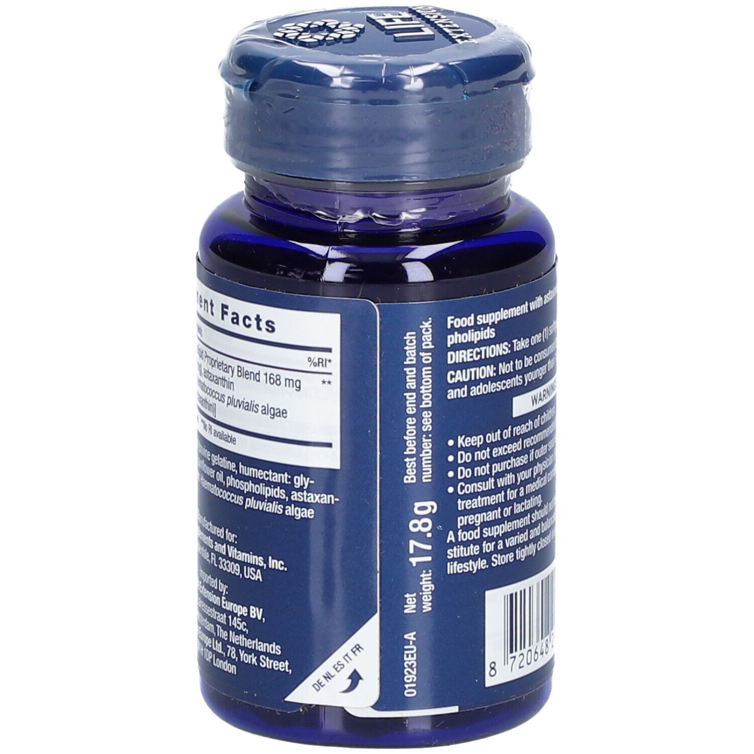 LIFE EXTENSION® Astaxanthine 4mg avec phospholipides