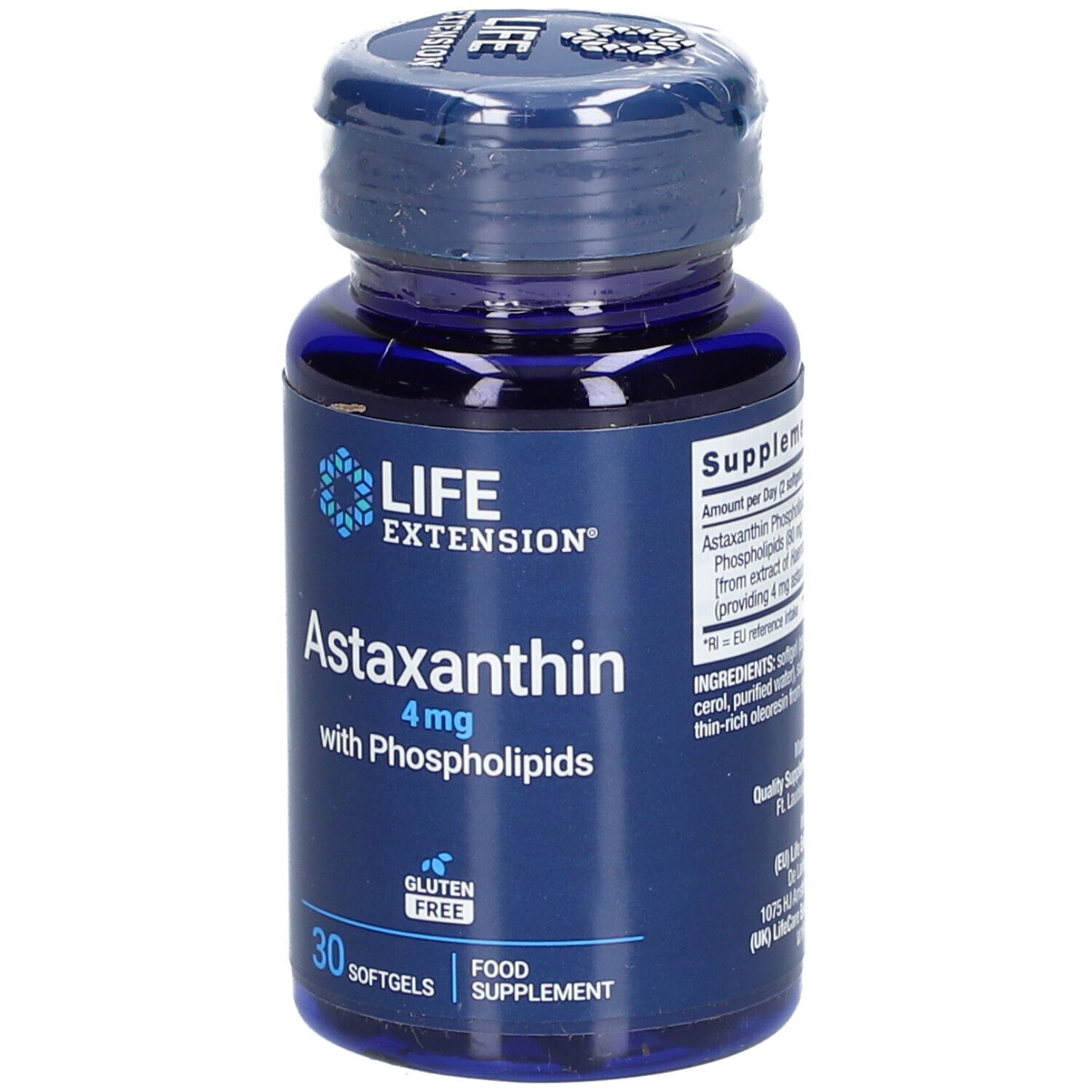 LIFE EXTENSION® Astaxanthine 4mg avec phospholipides