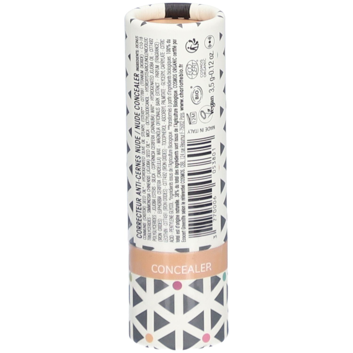Charlotte Bio Le correcteur - Anti-cernes Bio Nude