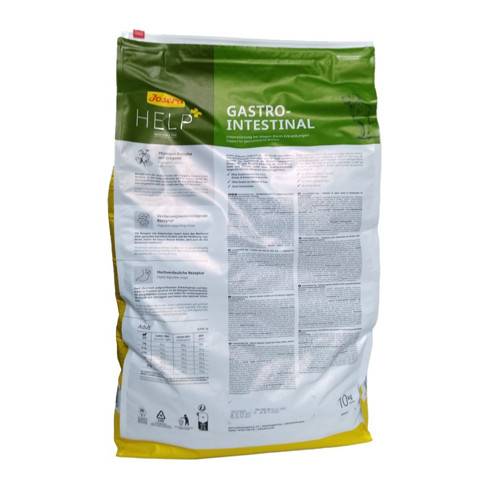 JOSERA Help+ Aliment diététique pour chien adulte - Troubles gastro-intestinaux