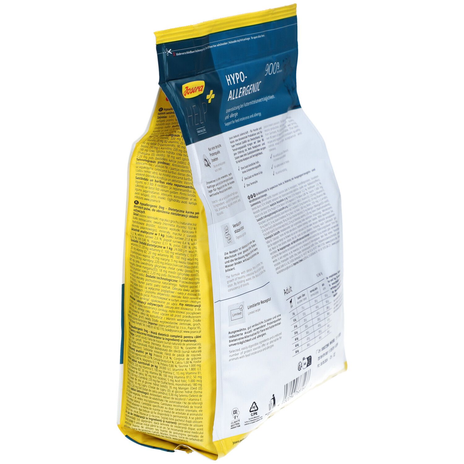 JOSERA Help+ Aliment diététique pour chien adulte - Hypoallergénique