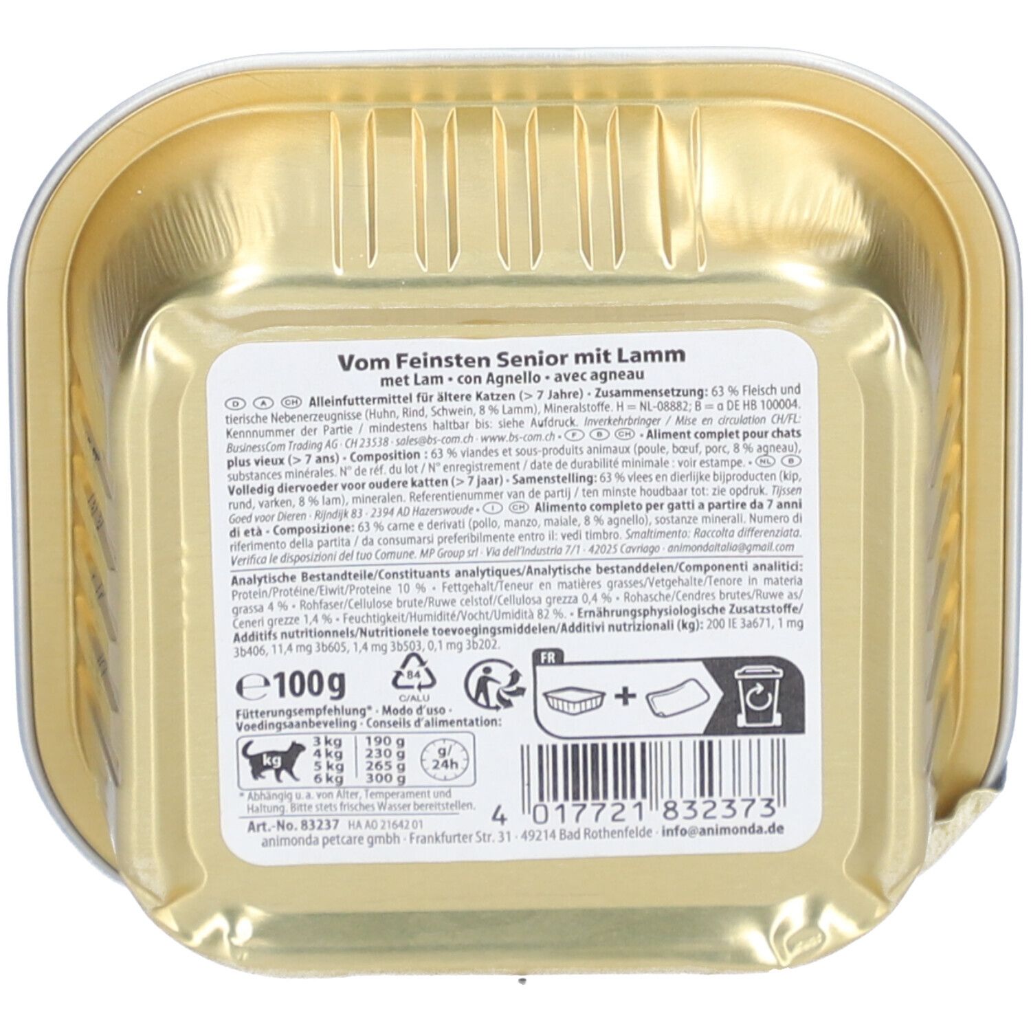 Nourriture pour chats Applaws Blanc de Poulet aux Asperges en Bouillon, sachet de 70g.