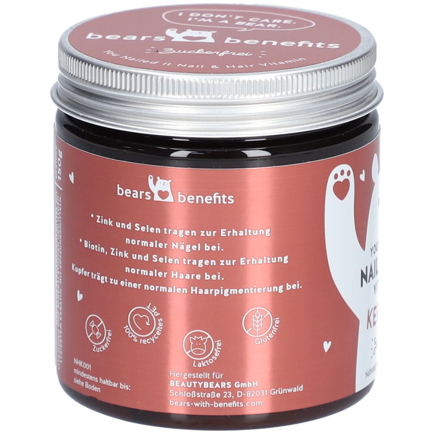 bears with benefits Nail & Hair Vitamin Keratin