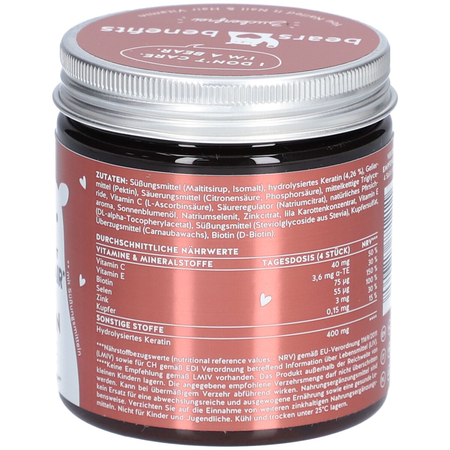 bears with benefits Nail & Hair Vitamin Keratin