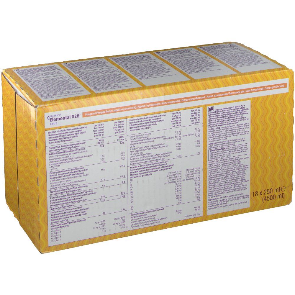 NUTRICIA Elemental 028® Extra liquide Orange-Ananas