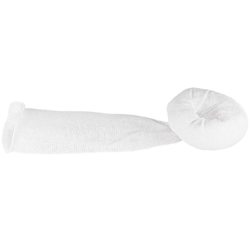 Hartmann Stülpa® tubulaire blanc roulé. Extrémités ouvertes, matériau tissé.