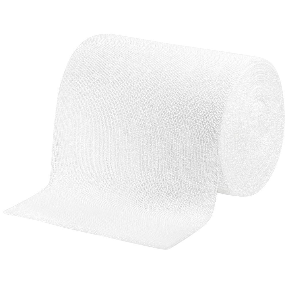 Rouleau de gaze Hartmann Mullro®. Gaze blanche tissée. Enroulée.
