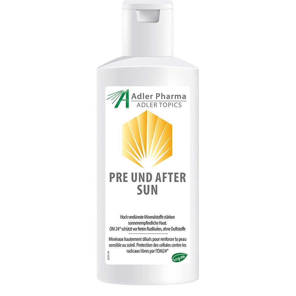 Adler Pharma Pre und After Sun à l'aloe vera et OM24®