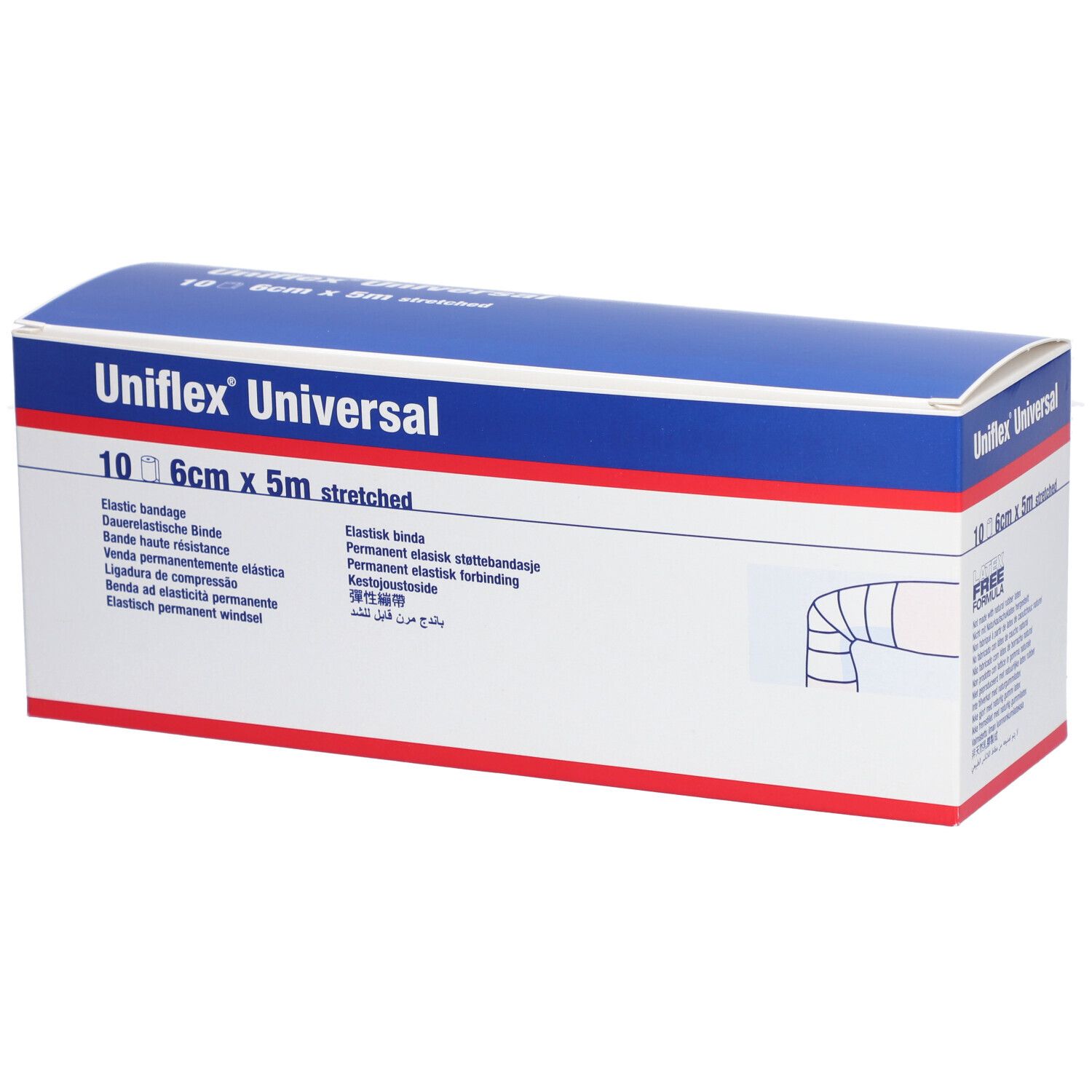 UNIFLEX Universal Binden 6 cmx5 m Zellglas weiß