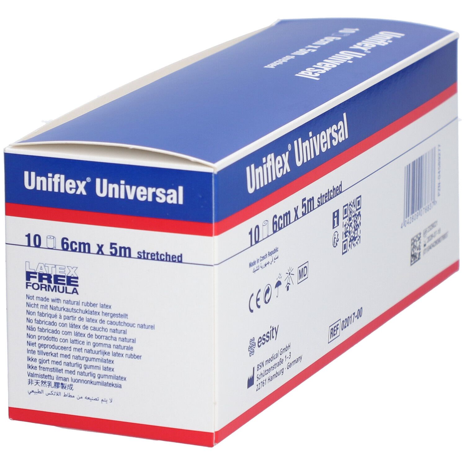 UNIFLEX Universal Binden 6 cmx5 m Zellglas weiß