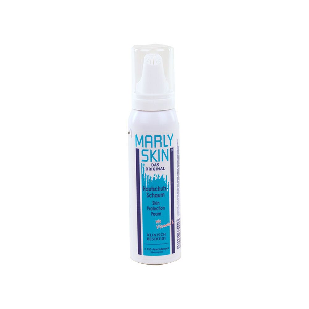 Marly Skin Mousse protectrice pour la peau. Contient de la vitamine E. Testé cliniquement.