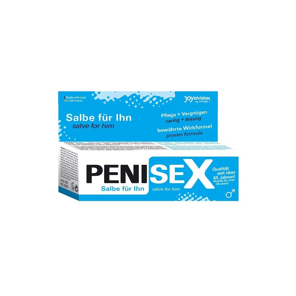 Tube et emballage carton Penisex Salbe für ihn.