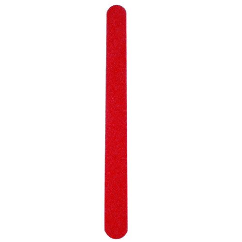 Lime à ongles rouge, double face, oblongue. Surface rugueuse. Pfeilring®.