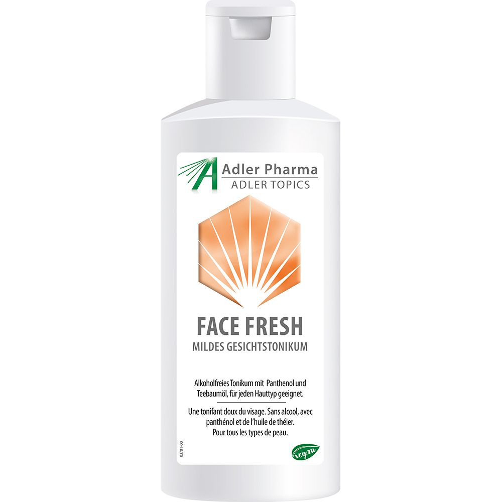 Adler Pharma FACE FRESH Tonique visage doux sans alcool