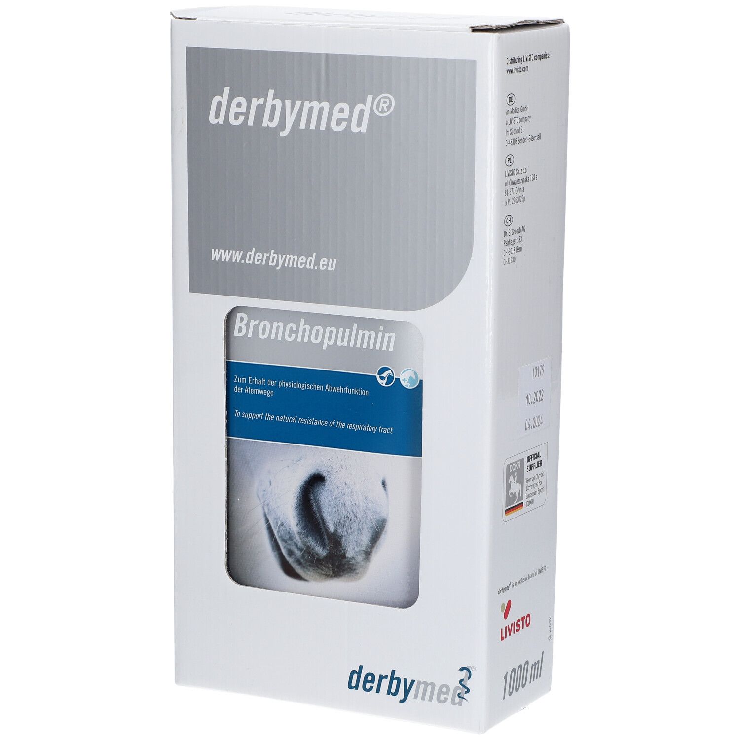 Emballage pour Derbymed Bronchopulmin, 1000 ml.