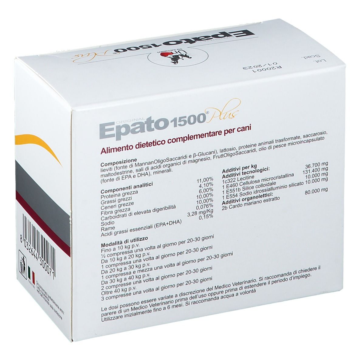 Epato® 1500 plus pour chiens