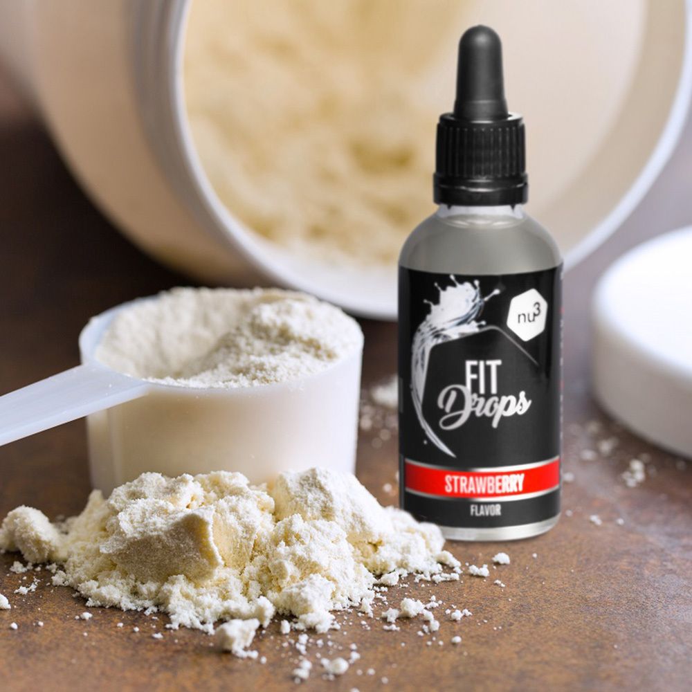 nu3 Fit Drops gouttes aromatisantes Fraise