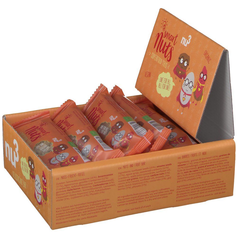 nu3 Smart Nuts Superfood trio Bio