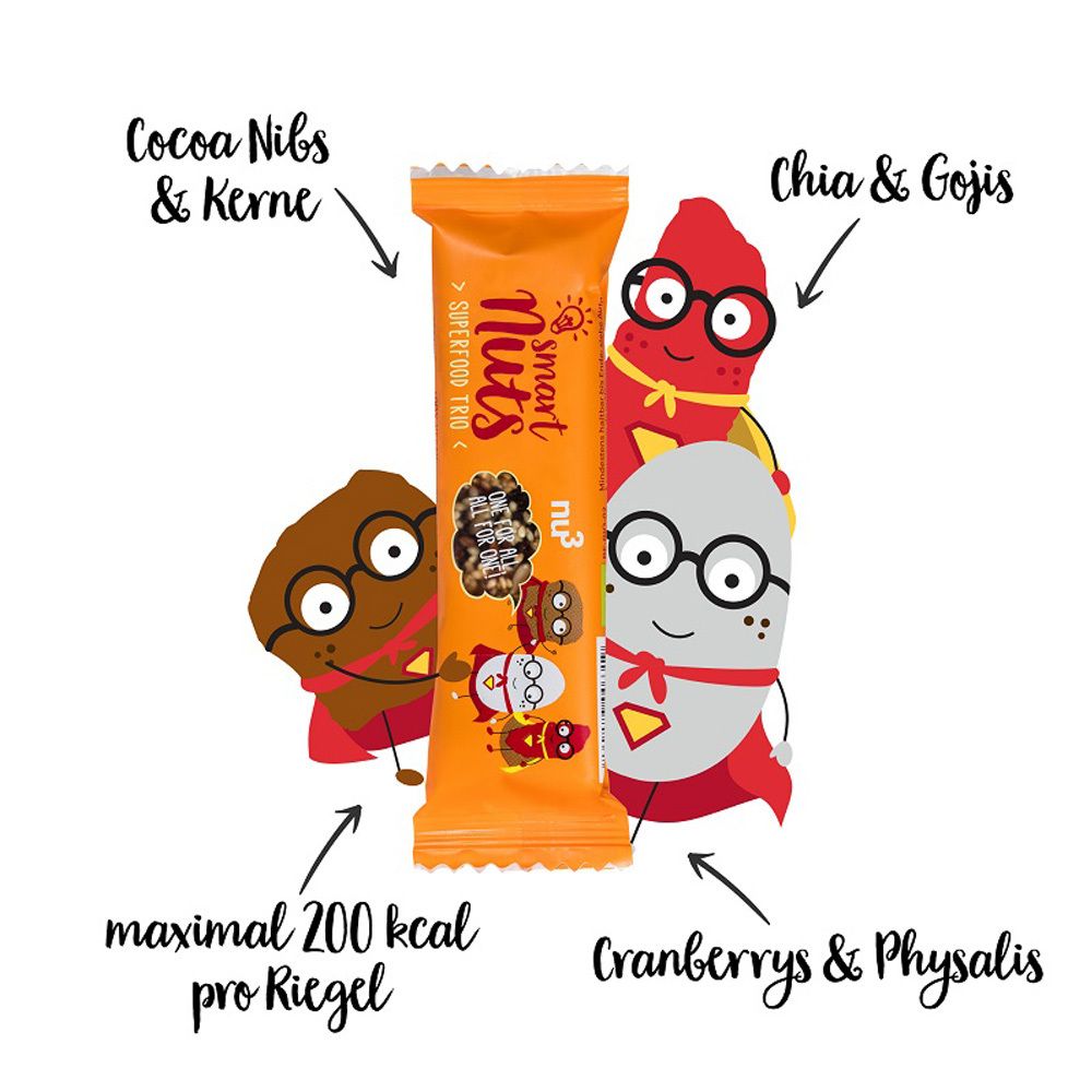 nu3 Smart Nuts Superfood trio Bio