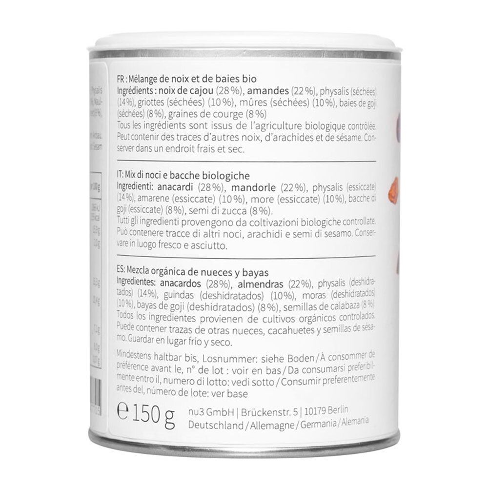 nu3 Superfood trail mix bio