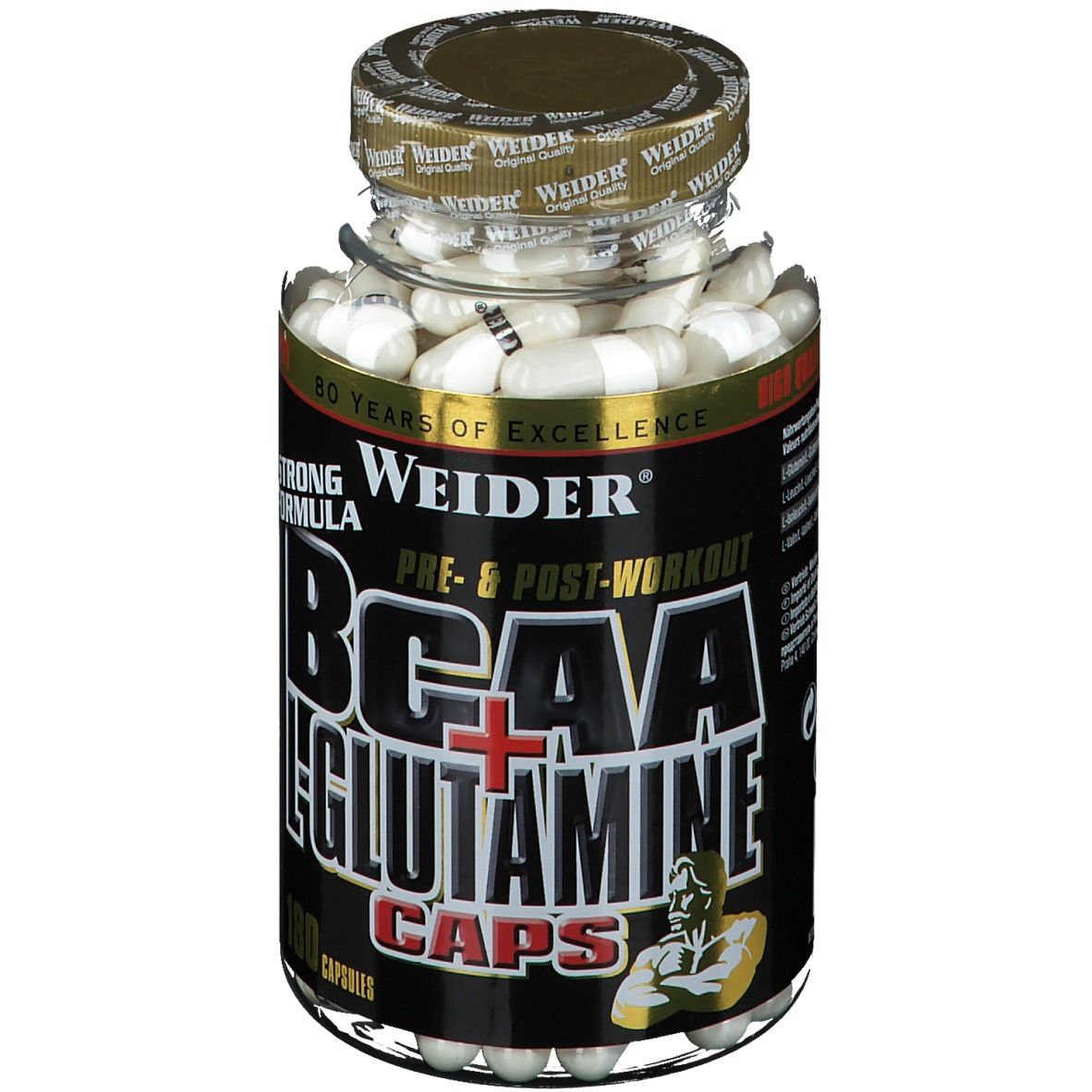 WEIDER® BCAA + L-GLUTAMINE CAPS