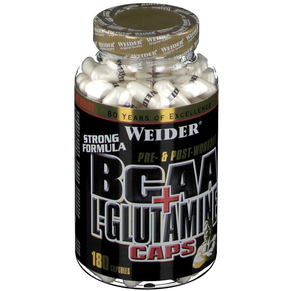 WEIDER® BCAA + L-GLUTAMINE CAPS
