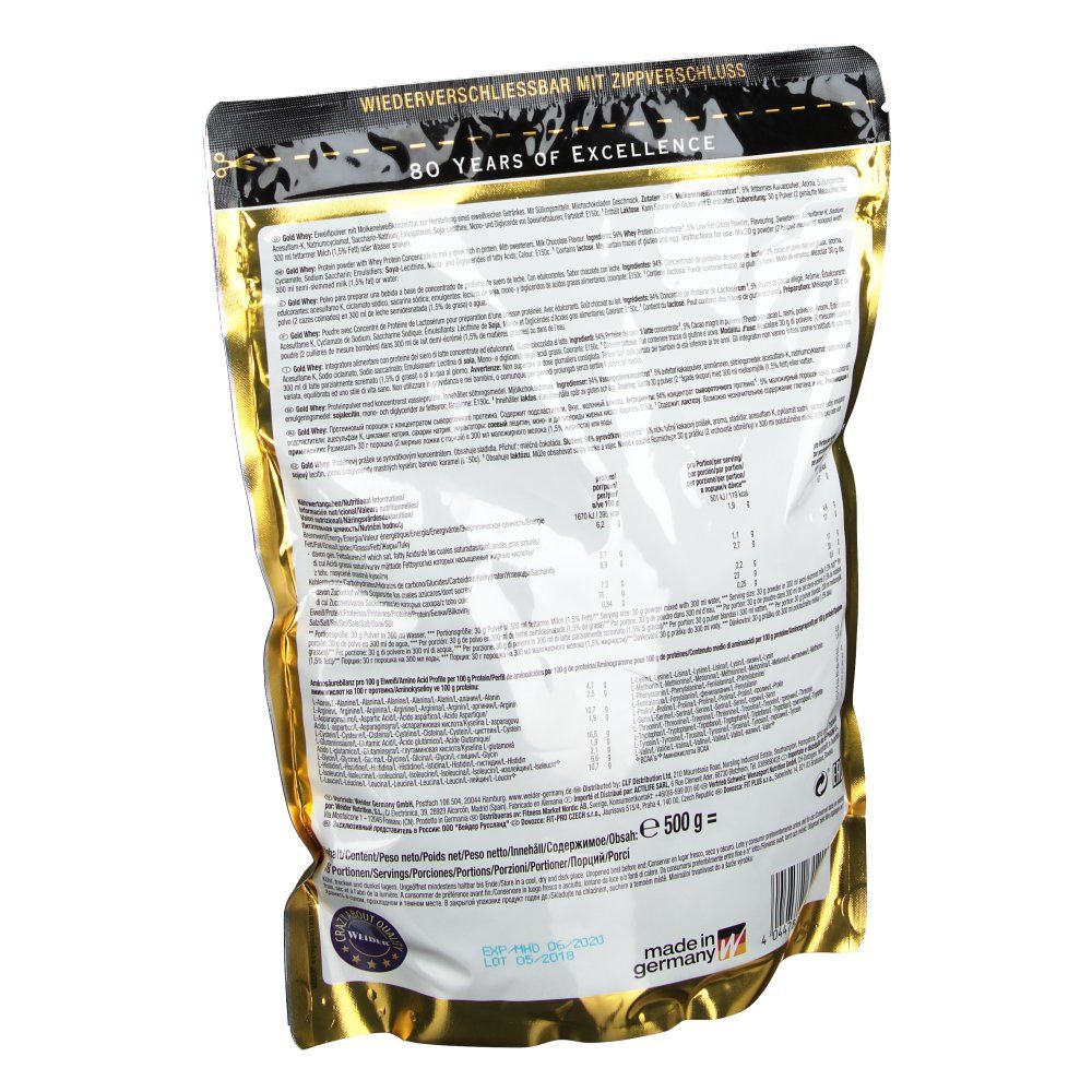 WEIDER® GOLD WHEY PROTEIN CHOCOLAT