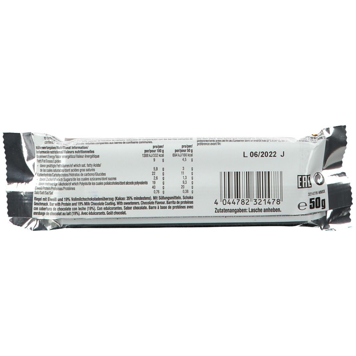 WEIDER® LOW CARB HIGH PROTEIN BAR CHOCOLATE