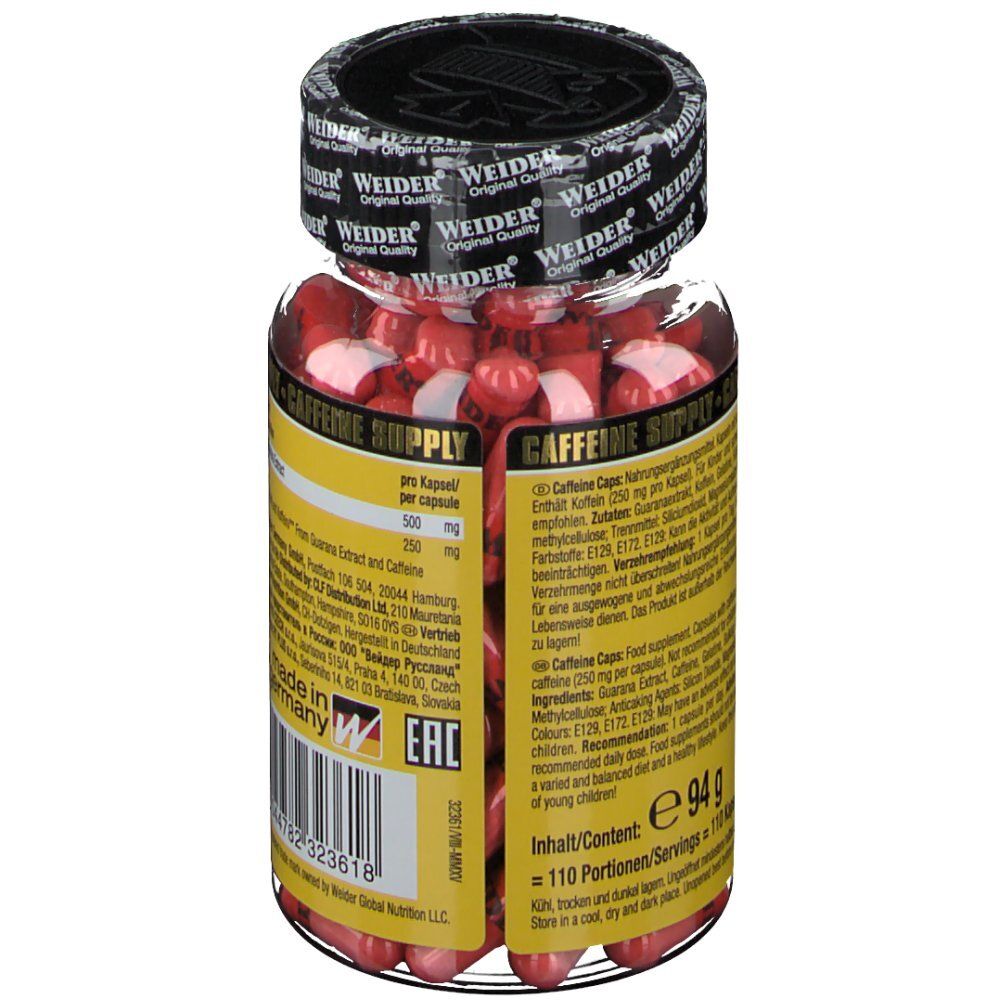 WEIDER® CAFFEINE CAPS