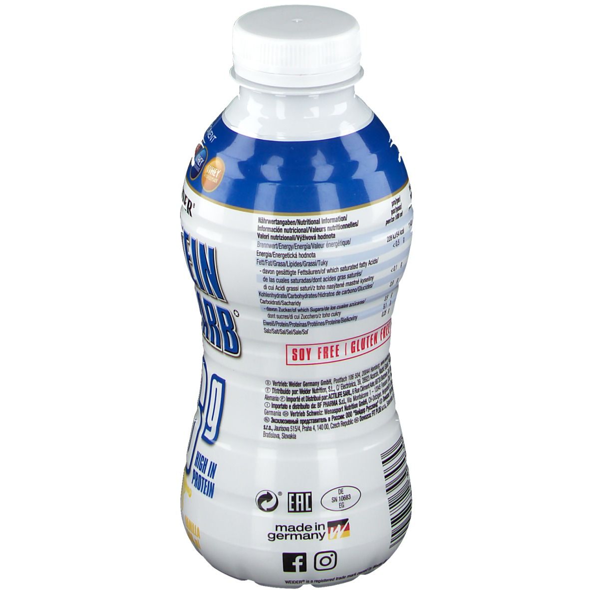 WEIDER® MUSCLE LOW CARB VANILLE