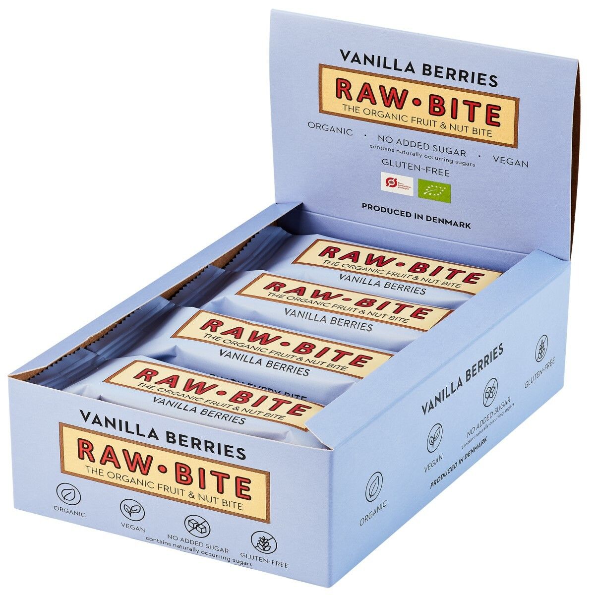 RAW BITE Bio Barres Baies de vanille