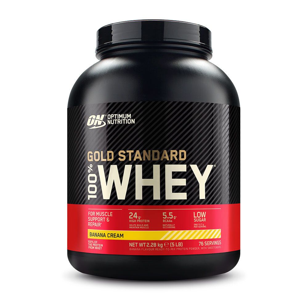  Optimum Nutrition 100 % Whey Gold Standard, Banane, Poudre