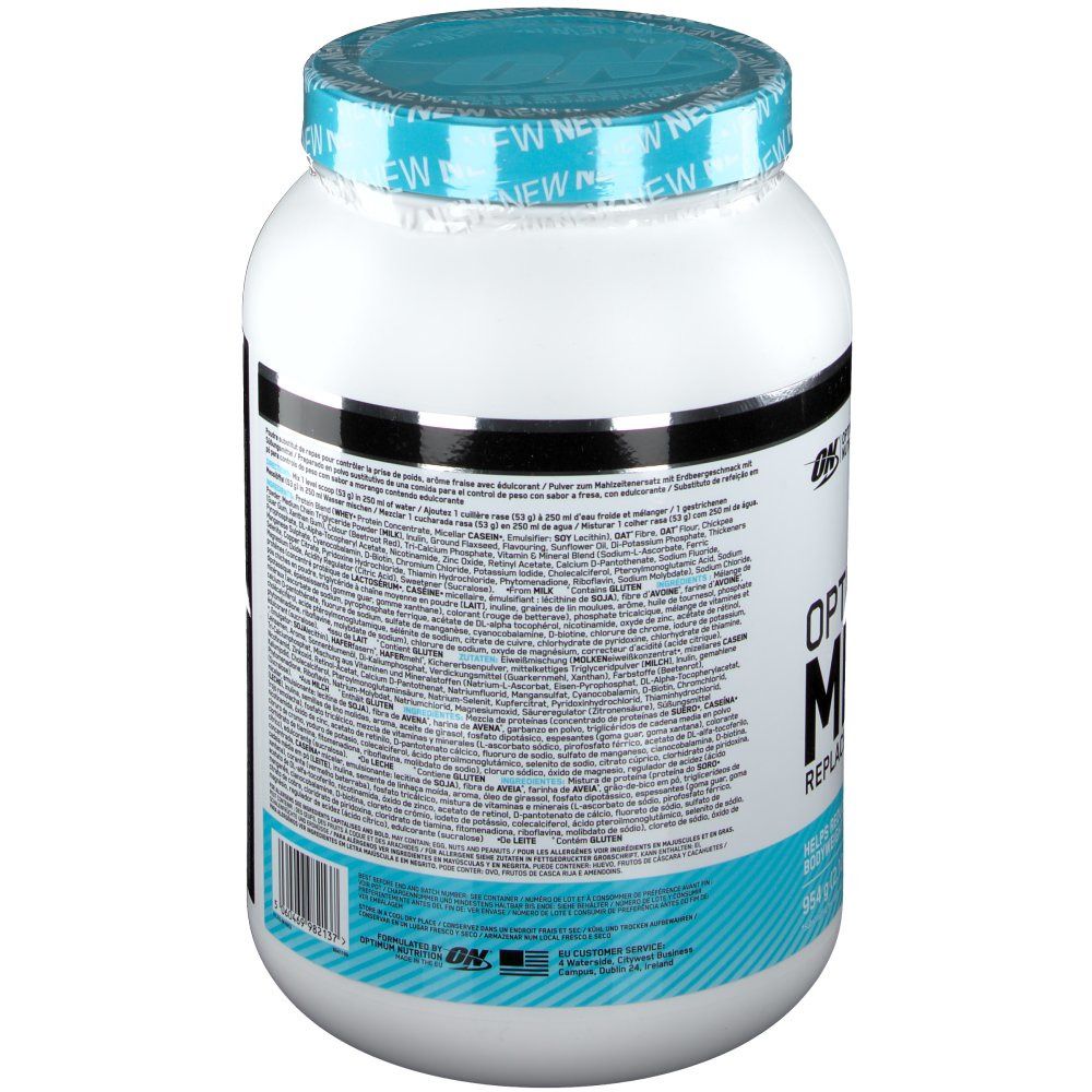 Optimum Nutrition Opti-Lean Meal Replacement, Fraise