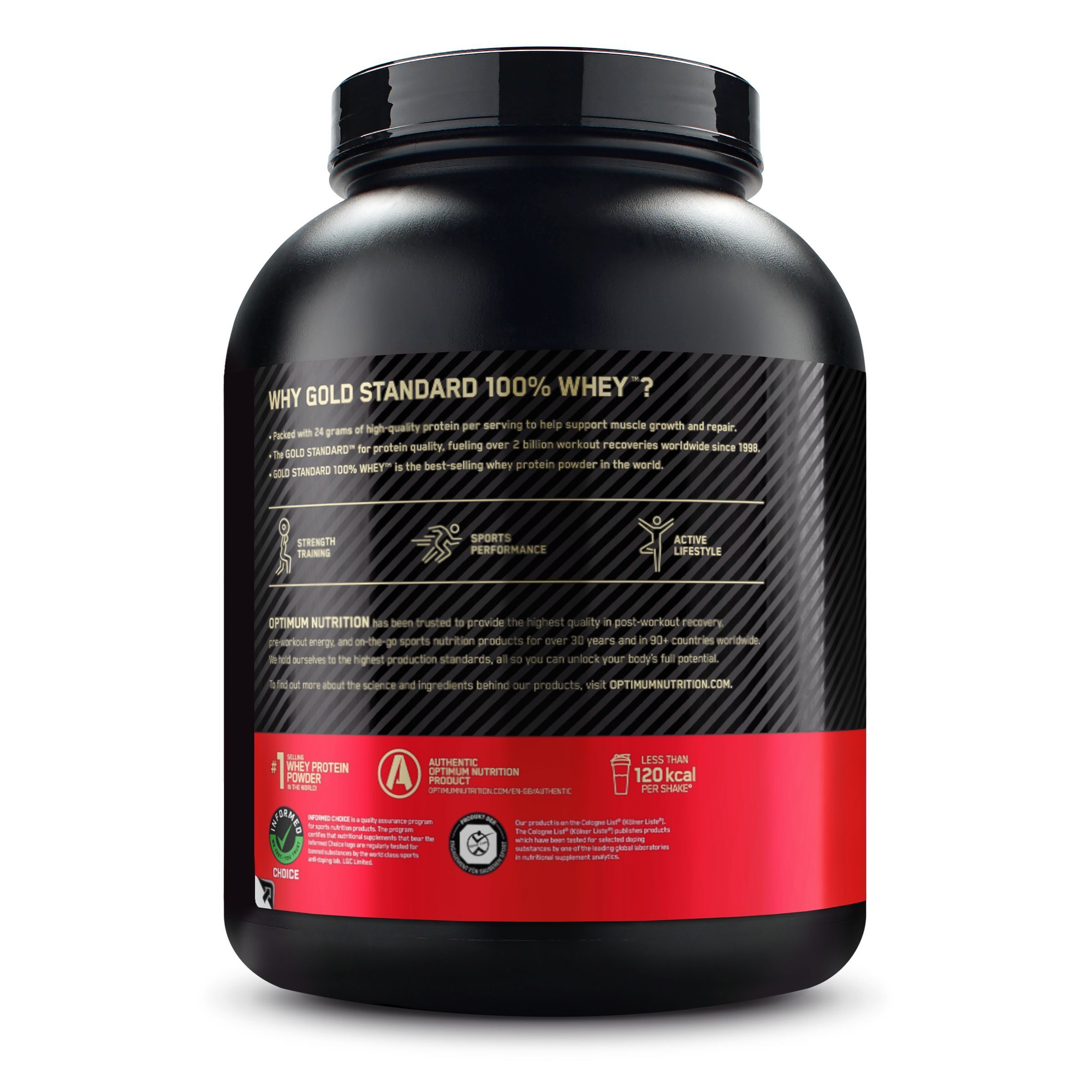 Optimum Nutrition 100 % Whey Gold Standard, Double Chocolat riche