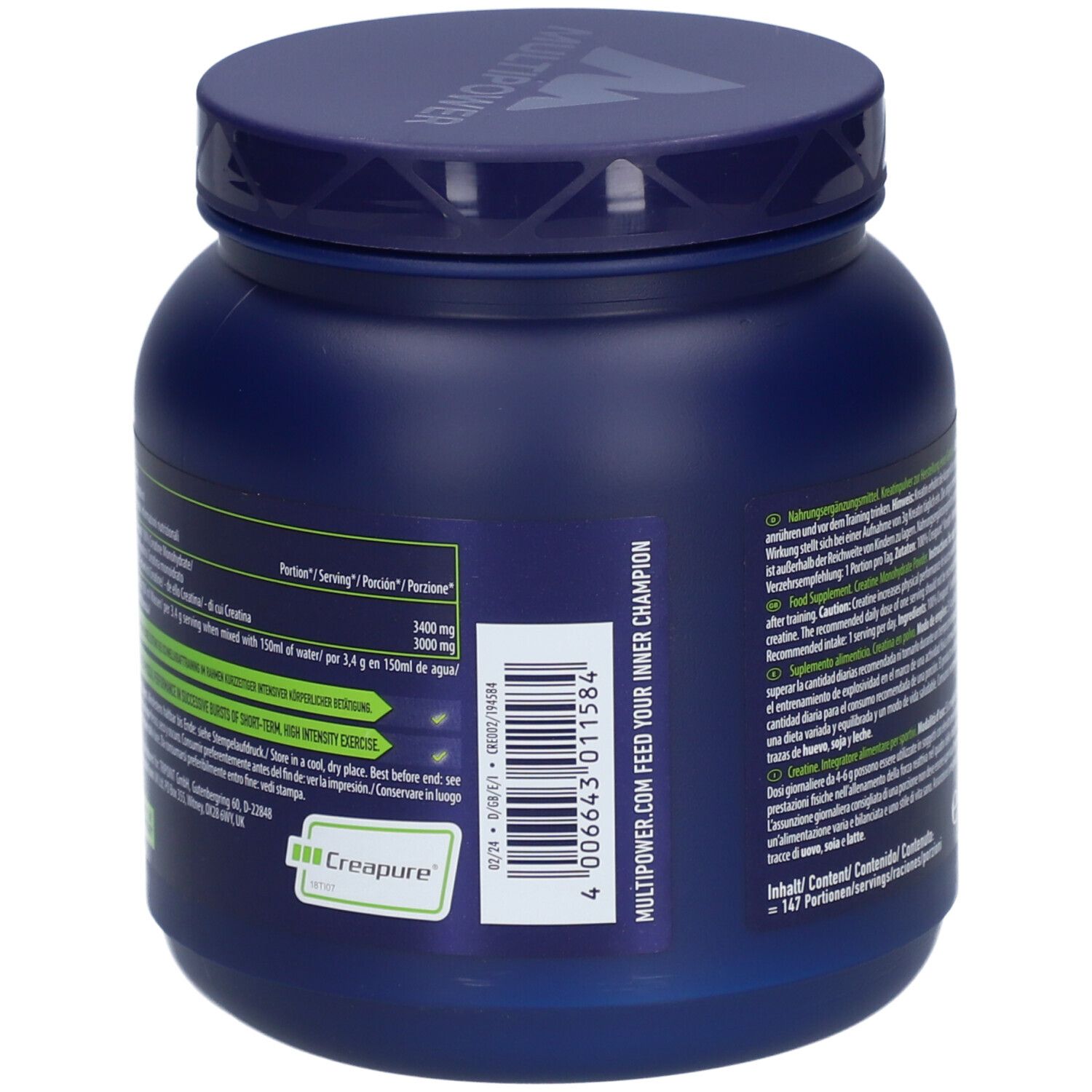 MULTIPOWEE Creatine Créapure®