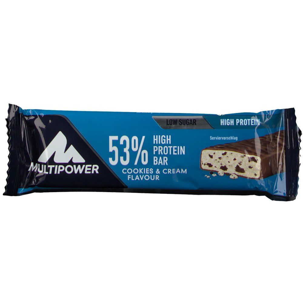 Multipower Barre 53% Protein Cookies & Cream