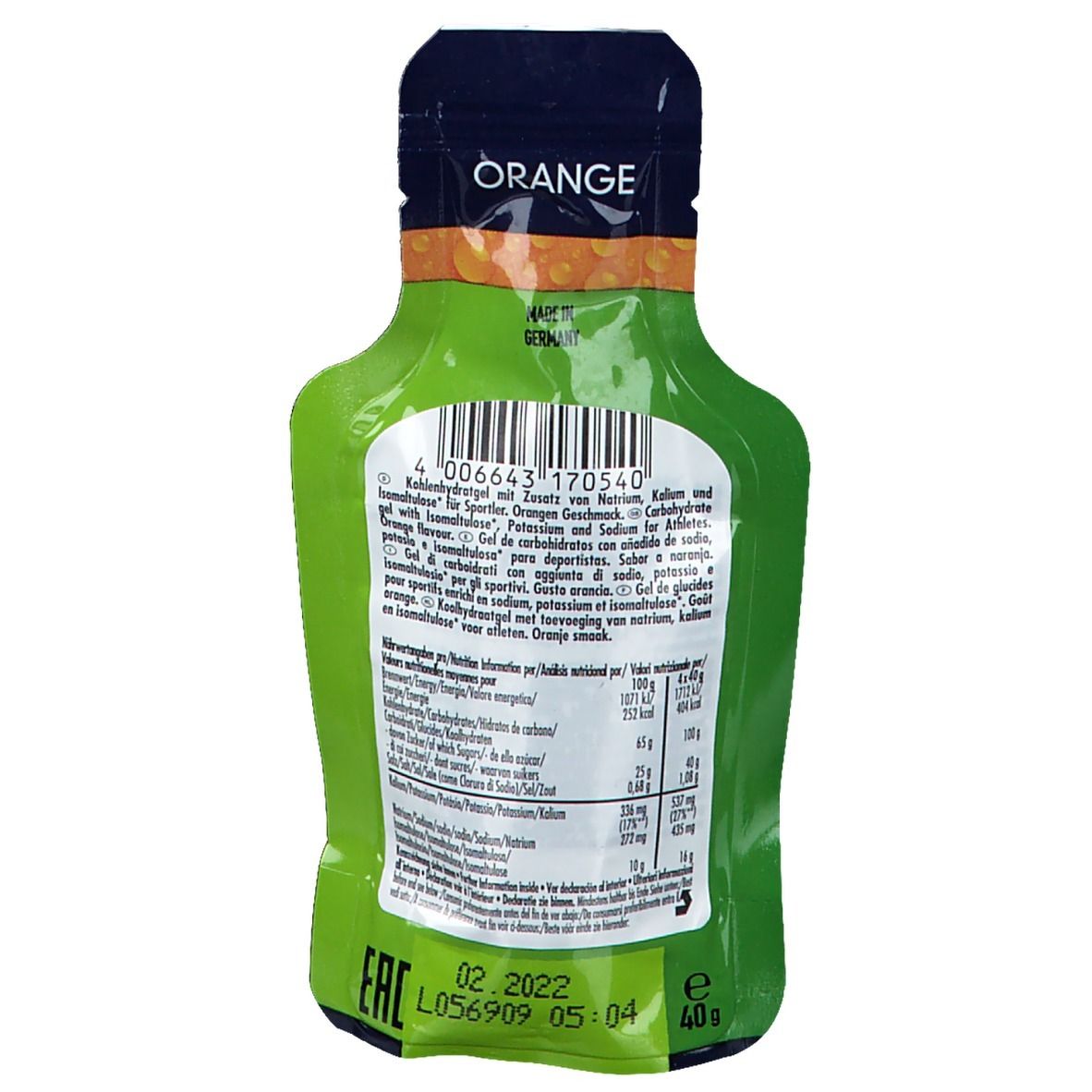Multipower Multicarbo gel orange
