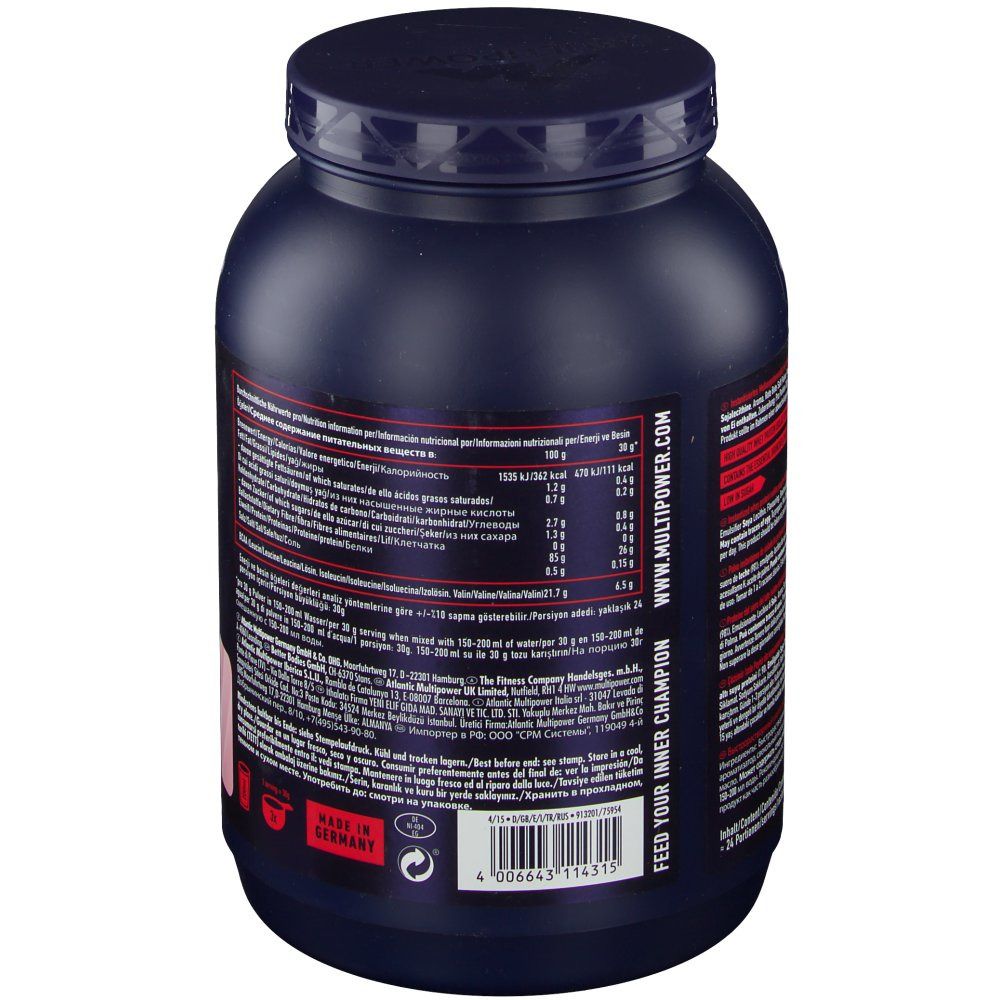 Multipower 100% Whey Isolate Protein fraise
