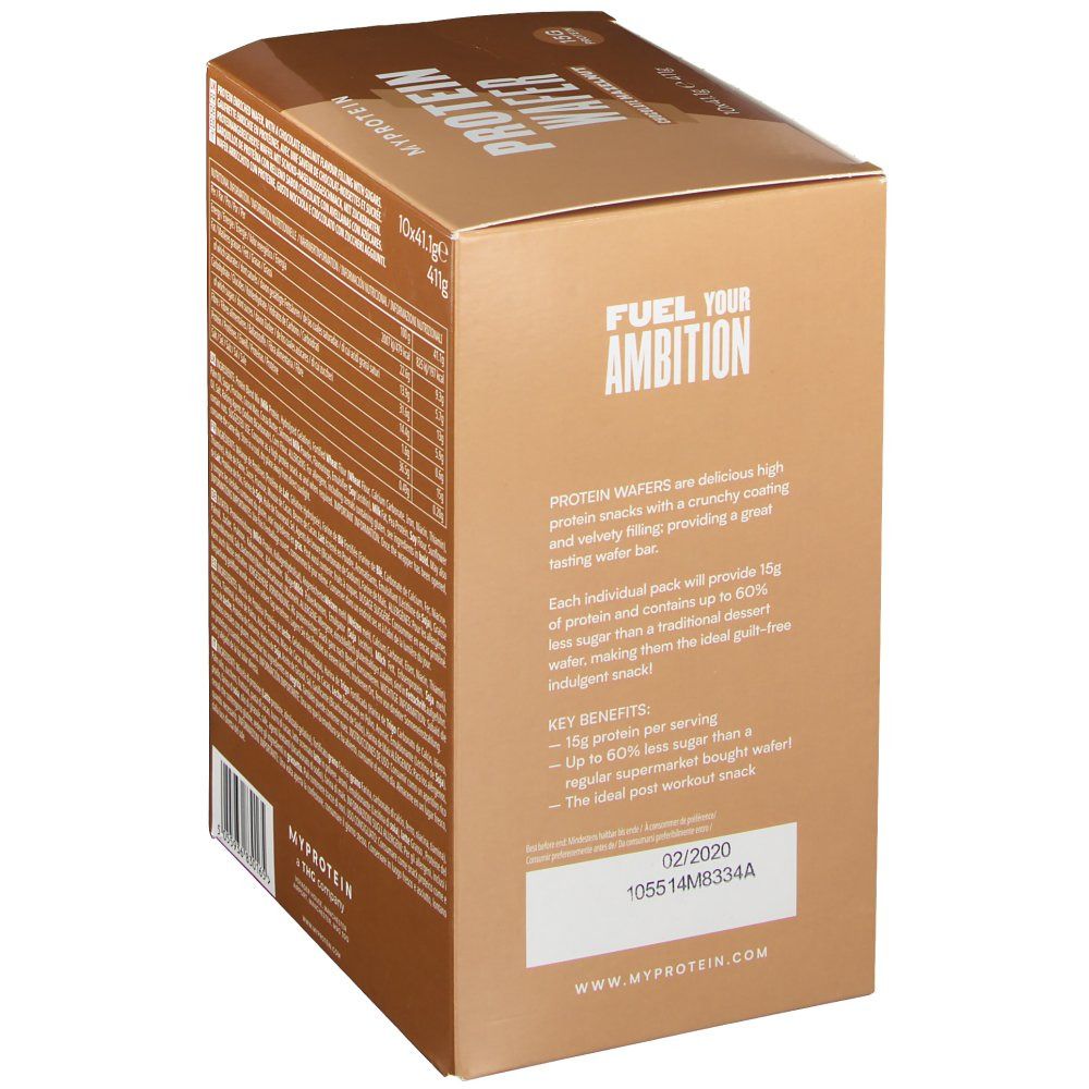 MyProtein®  Gaufrettes protéinées, chocolat noisette