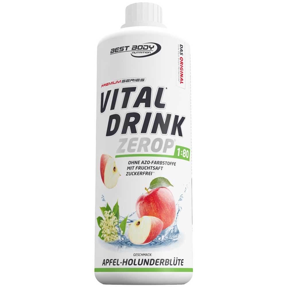 Best Body Nutrition Low Carb Vital Drink pomme-fleur de sureau