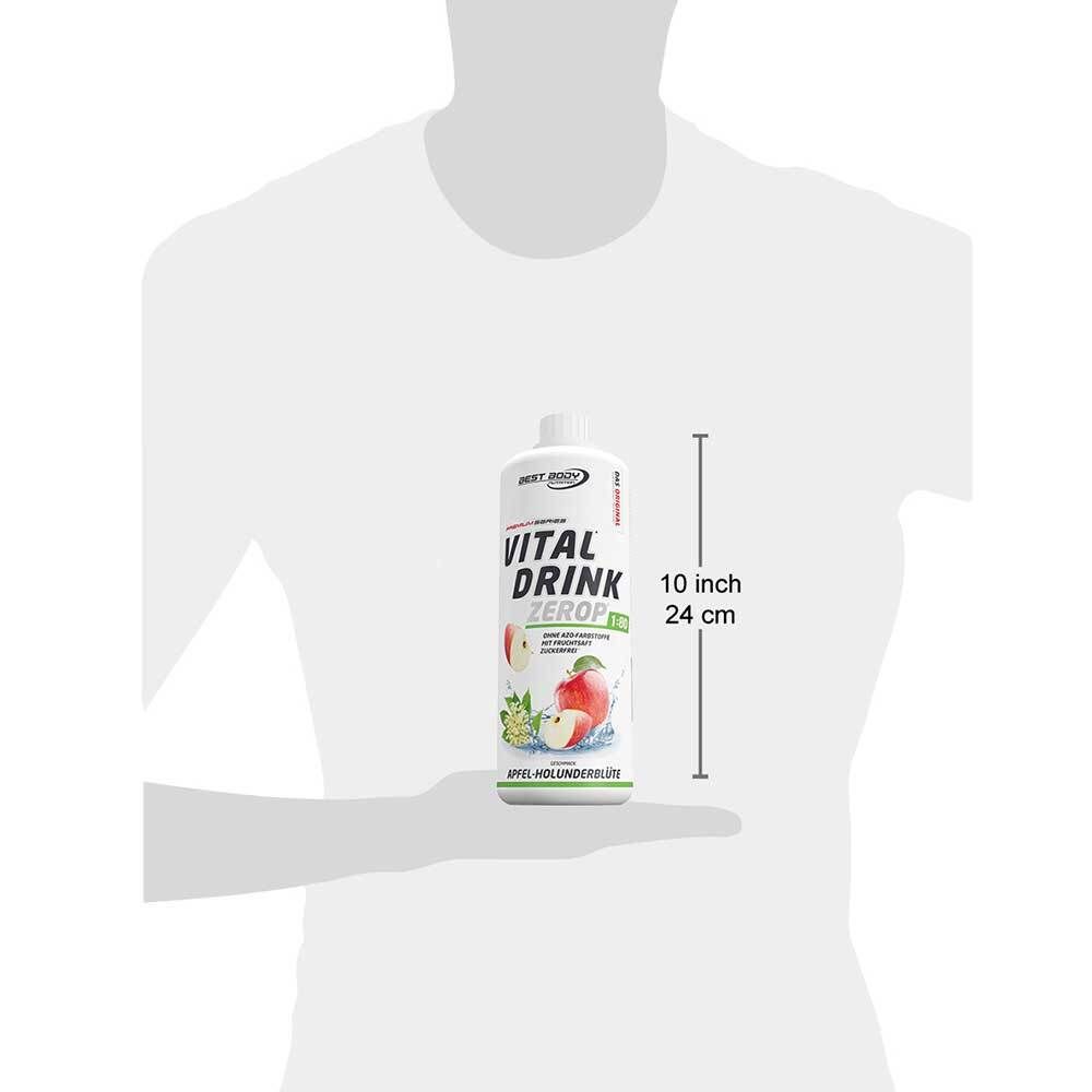 Best Body Nutrition Low Carb Vital Drink pomme-fleur de sureau