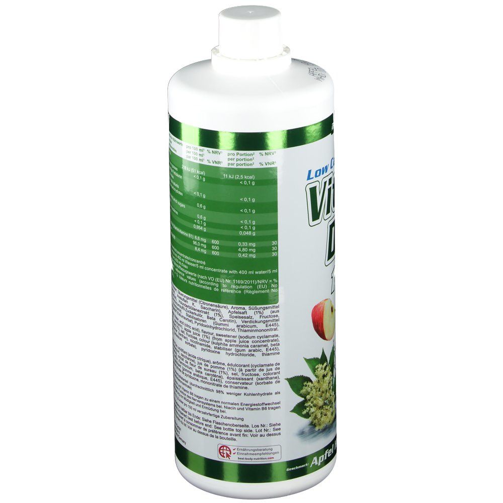 Best Body Nutrition Low Carb Vital Drink pomme-fleur de sureau