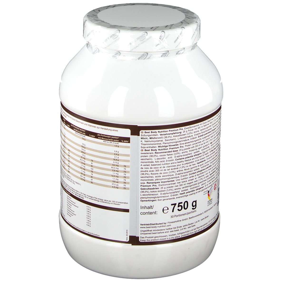 Best Body Nutrition Premium Pro Protein Cocos
