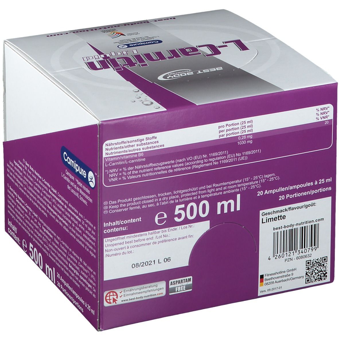 Best Body Nutrition L-Carnitin Liquid limette